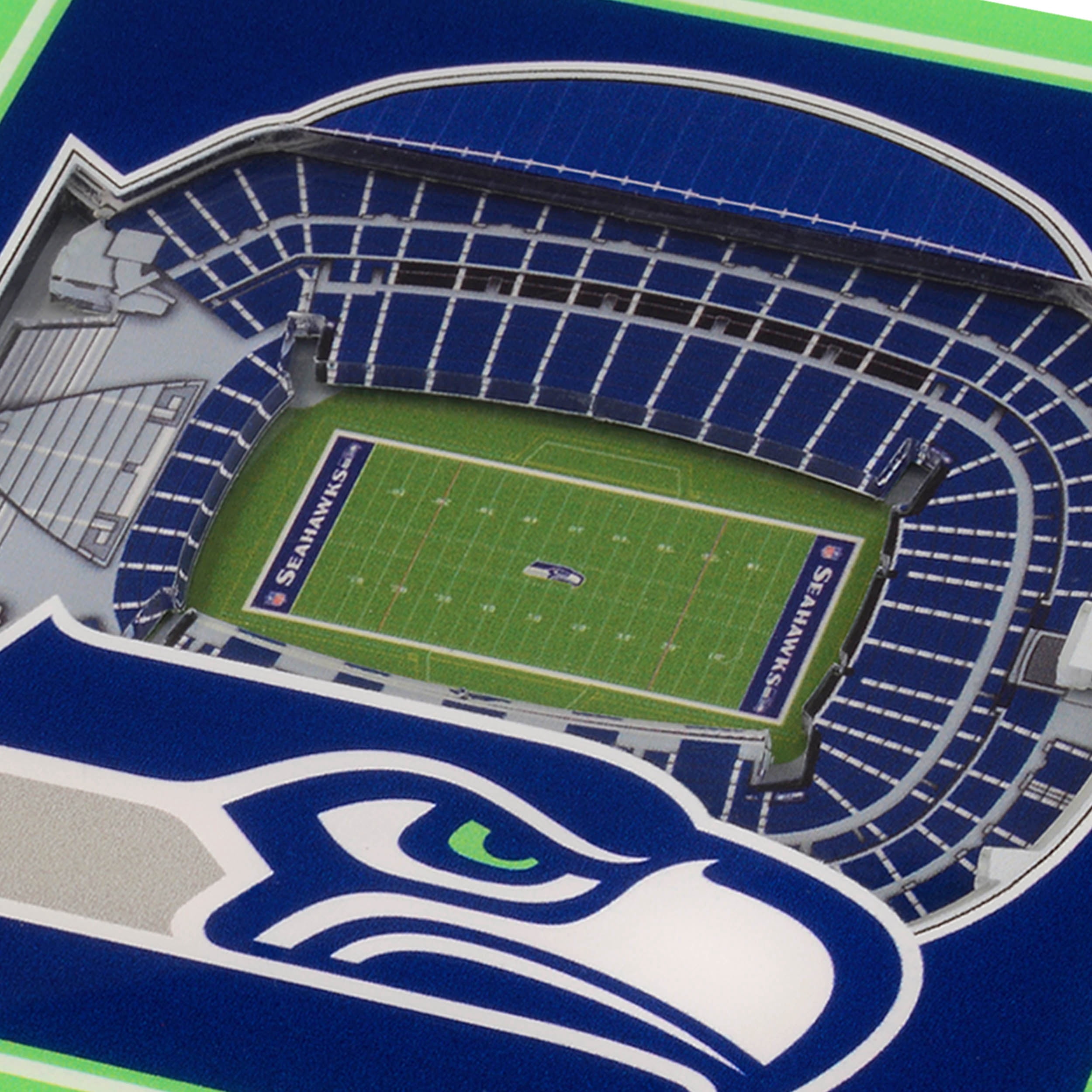 YouTheFan NFL Seattle Seahawks Stadiumview Cribbage