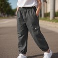 thumbnail image 2 of Gibobby Boys Pants Toddler Boy Pants Joggers Sweatpants For 12 18Months 2T 3T 4T 5T Kids Boys Soft Casual Cargo Pants With Drawstring Boys School Pants Toddler Sweatpants(3-4 Years,Grey), 2 of 6