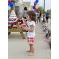 thumbnail image 3 of Disney Minnie Mouse Toddler Girls 2 Piece Pajama Short Set Red Gingham Gauze Summer Sleepwear Outfit, 3 of 8