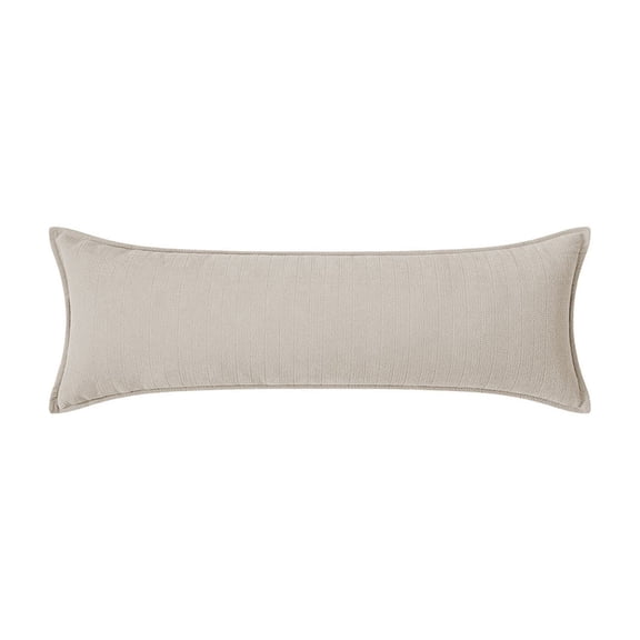 Long Lumbar Throw Pillow with Removable Washable Cover, Rectangular Backrest Cushion for Couch and Bed