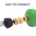 thumbnail image 3 of Flame King Propane Adapter Fitting AB227 Fits QCC1/Type 1 And POL Prest-O-Lite Connection; Brass, 3 of 3