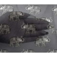 thumbnail image 4 of oneOone Viscose Chiffon Fabric Elephant Block Print Fabric BTY 42 Inch Wide, 4 of 4
