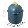 thumbnail image 3 of ⚡ Big Sale ! Desktop Trash Can Pineapple Design Countertop Waste Basket Mini Garbage Container Table Sundries Organizer Remote Pen Pencil Holder For Home Office, 3 of 4