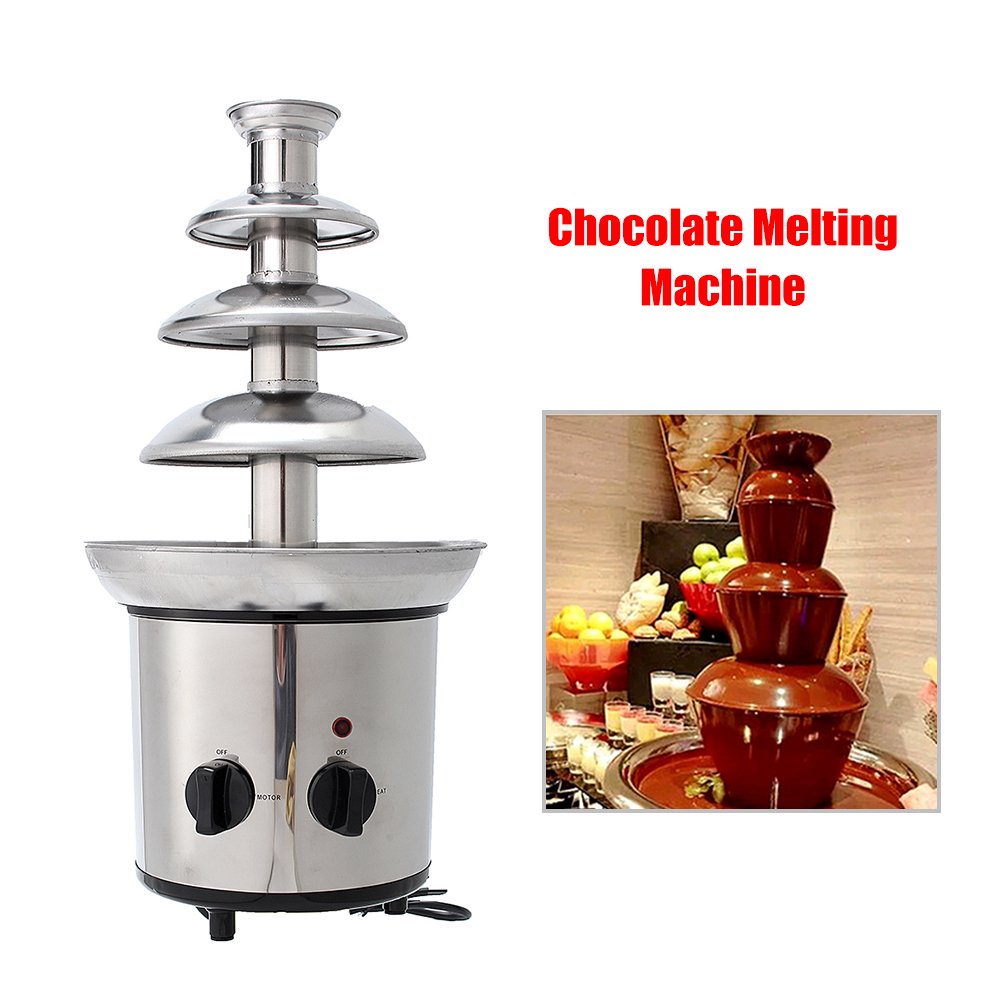 Chocolate Fountain Chocolate Waterfall Melting Machine Stainless Steel