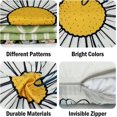 thumbnail image 5 of Throw Pillow Covers 18x18 inch Set of 4,Spring Summer Daisy Flower Couch Pillow Covers,Modern Decorative Pillow Covers for Home Square Pillowcases Green, 5 of 6