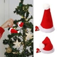 thumbnail image 1 of Fiudx Horquilla Navideña de Terciopelo Rojo, Ideal para Decorar Fiestas, Textura Afelpada, Ambiente Festivo, 1 Pieza, 1 of 6