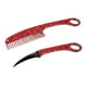 thumbnail image 1 of Cuchillo Peine Portátil de Acero Inoxidable | Función de Peine y Hoja Plegable | Herramienta de Viaje Duradera y Resistente al Óxido | Multipropósito para Exterior, Camping, EDC, Senderismo | Fácil, 1 of 6