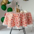 thumbnail image 1 of Clearance Christmas Tree Tablecloth Red Tablecloth Round Tablecloth Avoid Fouling Tablecloth Holiday Gift Dusts Cloth Holiday Essential Xmas Gift, 1 of 6
