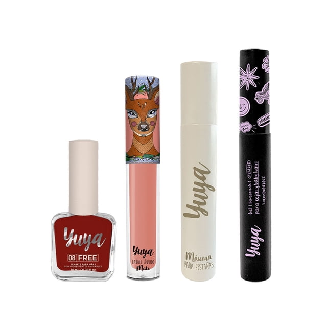 Set Bonita Yuya Esmaltes 8 FREE Labial Mate y Más