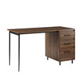 thumbnail image 3 of Walker Edison 3 Drawer Modern Wood and Metal Computer Writing Desk Home Office Workstation Small 52 Inch, Dark Walnut, 3 of 5