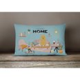 thumbnail image 4 of Tan Poodle Sweet Home Canvas Fabric Decorative Pillow, 4 of 4