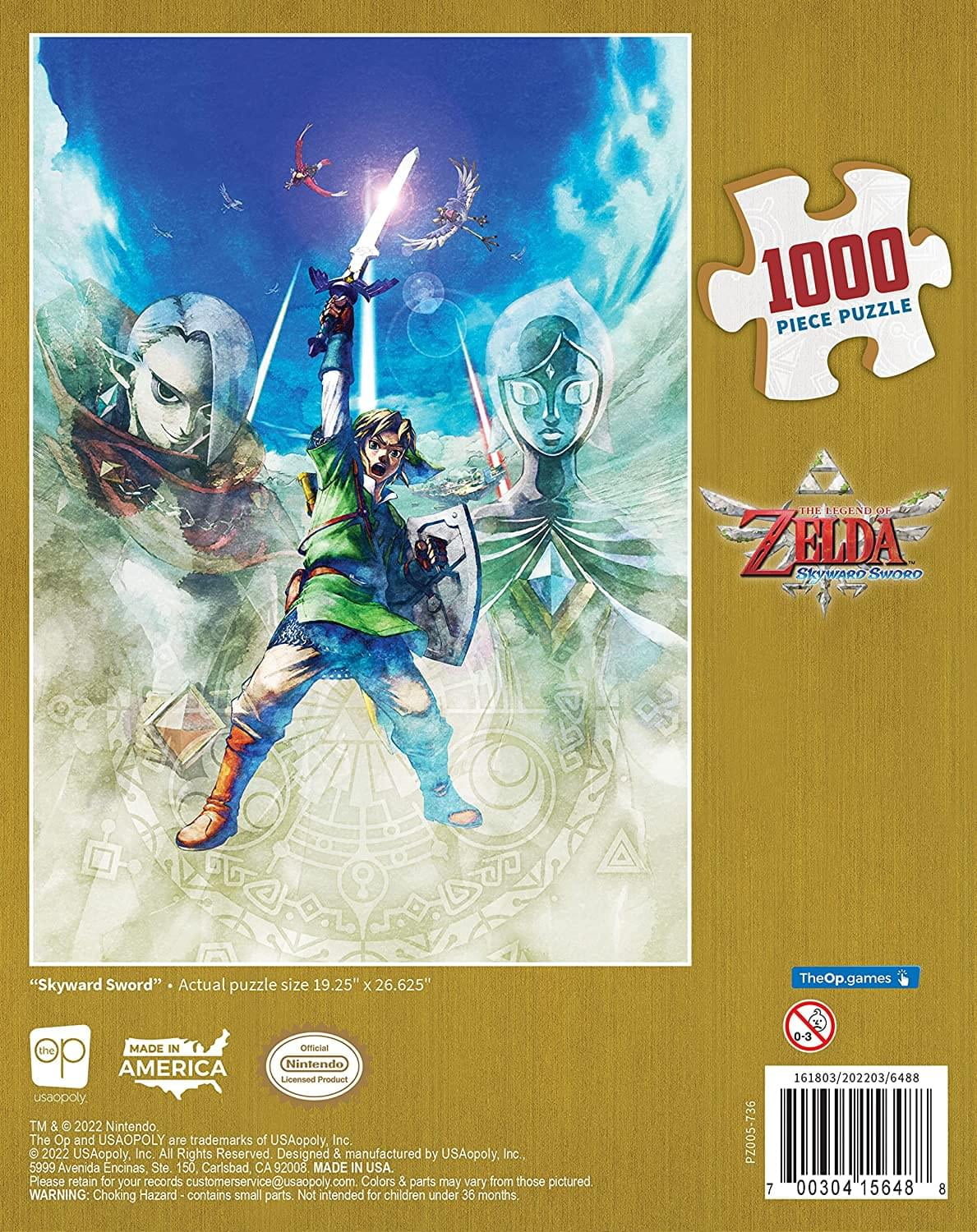 Legend of Zelda Skyward Sword 1000 Piece Puzzle - Shag Alternative  Superstore