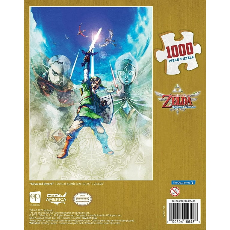 Legend of Zelda Skyward Sword 1000 Piece Jigsaw Puzzle 