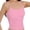Pink, variant on Womens Tank Top Shapewear Tummy Control Tops Built in Shelf Bra Slimming Cami Tank Seamless Compression Spaghetti Strap Sleeveless Cami Square Neck Workout Shirts Wine XS