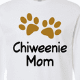 thumbnail image 4 of Inktastic Chiweenie Mom Paw Print Long Sleeve T-Shirt, 4 of 5