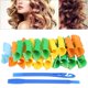 thumbnail image 4 of Rizador de pelo de plástico, herramientas para peinar el cabello, 18 unidades/bolsa, rizador de pelo de plástico, gancho, rizador, cabeza de rodillo, Manual, herramientas de, 4 of 8