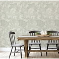thumbnail image 5 of S4Sassy Self-Stick Decorative Wallpaper, Jungle Sketch Wall Paper, Textured Vinyl Waterproof Contact Paper, Green, 25"X 60" Removable Renter Friendly Walls Covering For Bedroom, Dining Room, 5 of 9