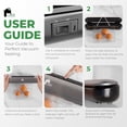 thumbnail image 6 of EconoHome Cordless Food Vacuum Sealer Machine - Rechargeable & Portable Sous Vide Vacuum Sealer with Built-In Cutter - Seals in 10 Seconds - 11.8" Width with 3 Sealing Modes & 1 Bag Roll 77" x 11", 6 of 9