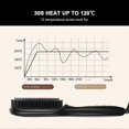 thumbnail image 4 of Hair Straightener Brush, Straightening Brush With 12 Heat Levels Fast Heating Tech, Anti-scald With Universal Dual Voltage, Professional Salon At Home, 4 of 4