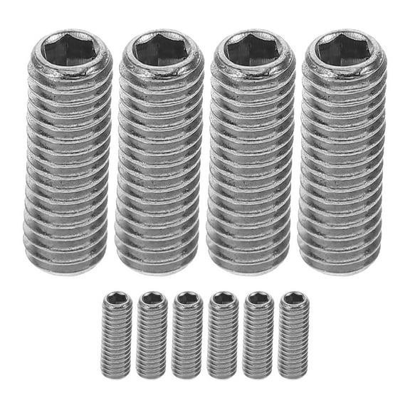 HOMEMAXS 10pcs Socket Head Cup Point Set Screws Yoyo Ball Head Grub Screws Assortment Kit for Bathroom Fixtures and Door Handles