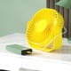 thumbnail image 5 of Ventilador de escritorio USB pequeño pero potente, portátil, silencioso, con ajuste de ventilador de escritorio, mini ventilador para una mejor refrigeración en casa, oficina, coche, interior y, 5 of 7