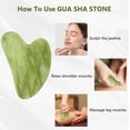 thumbnail image 3 of Gua Sha and Jade Roller Set, Gua Sha Stone, Face Roller Massage Tool for Skin Care Routine, Guasha Tool for Face, Neck and Body Muscle, 3 of 4