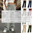 thumbnail image 7 of Posijego Women's Jogger Pants High Waisted Straight Leg Lightweight Solid Color Workout Pants Running Pants with Pockets, 7 of 7