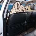 thumbnail image 5 of XYZCANDO Dachshund Paw Prints Car Seat Towel Cover, Compatible with Van Truck Seat, Terry Cloth Car Seat Covers for Cars Vans Easy to Install, 5 of 7
