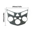 thumbnail image 3 of Real Bright Soft Car Interior Carbon Fiber Sticker DecorationCarbon Fiber Interior Climate Control Cover For Chevrolet Sonic 2012-2016Auto Car Protection Interior Accessories, 3 of 8