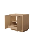 thumbnail image 2 of Wyndham Collection Maroni 35.25" Wood Single Bathroom Vanity in Straw/Natural, 2 of 2