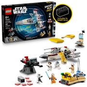 LEGO Star Wars SMART Play: Luke’s Red Five X-Wing Interactive Building Toy - All-In-One Set - Reacts to How You Move and Play with a SMART Brick - Gift for Boys, Girls, Kids Ages 6+ - 75423