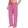 thumbnail image 6 of Logiee Leopard Print Pajama Pants for Men,Men’s Pajama Bottoms,Mens PJ Pants with Pockets & Button Fly-Small, 6 of 6