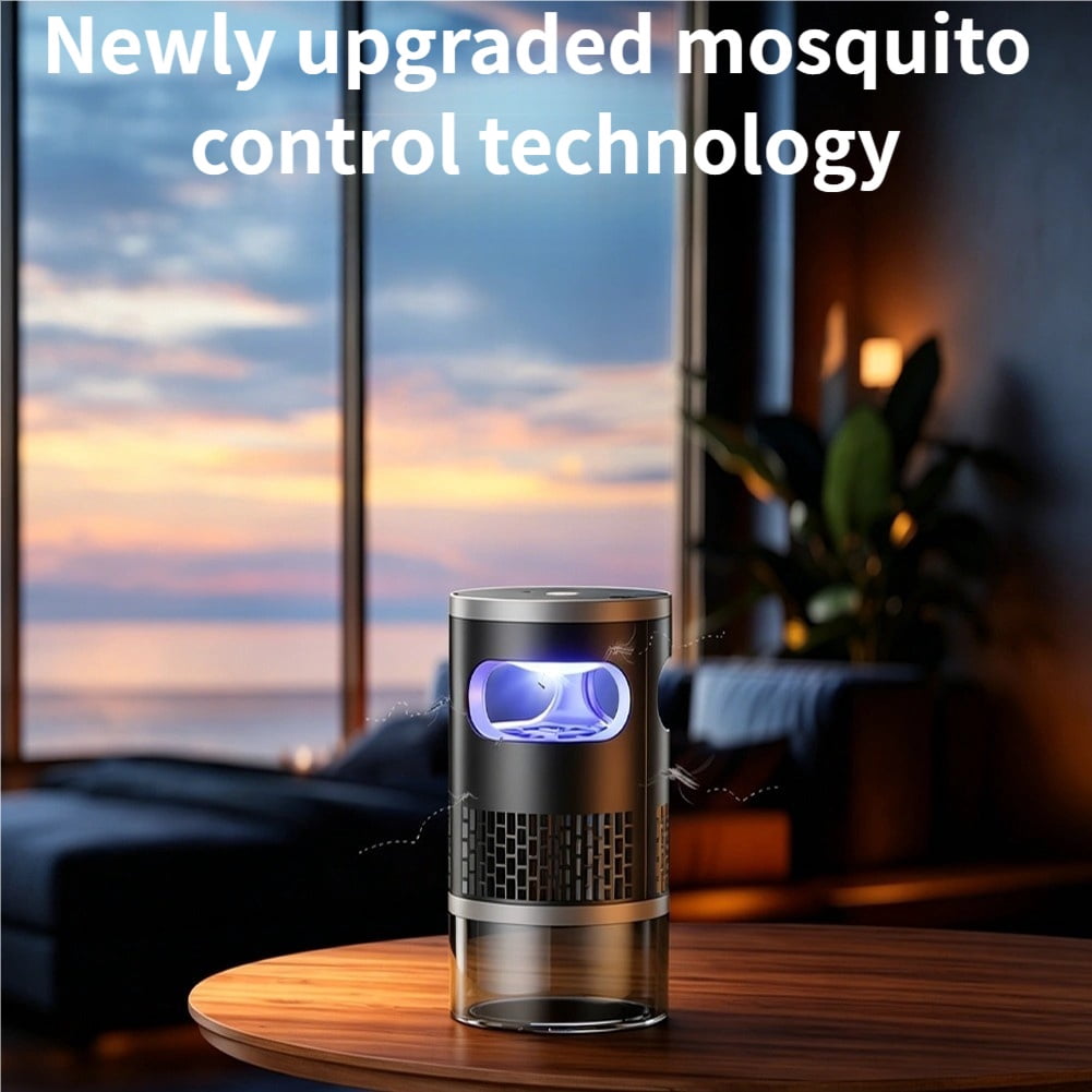 Ultra-Quiet Bionic Suction Mosquito Trap,Physically attracts and quickly captures mosquitoes, operates quietly day and night, and features a detachable design, suitable for indoor use in summer