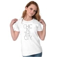 thumbnail image 4 of Chic City Style Fashion Fashionista Women's Graphic T Shirt Tees Brisco Brands M, 4 of 5