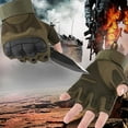 thumbnail image 5 of ACDANC 1Pairs Fingerless Gloves,Cold Weather Protection Fingerless Gloves Men,Soft Palm Gym Gloves,XL,Green, 5 of 7