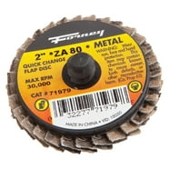 Forney 71921 Flap Disc, 4-1/2 In Dia, 5/8-11 Arbor, 60 Grit, Medium