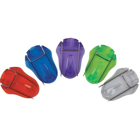 UPC: 0718103245050 | Staples Translucent Cubicle Hooks Asst. Colors Small Size 1  Width 5PK 44443