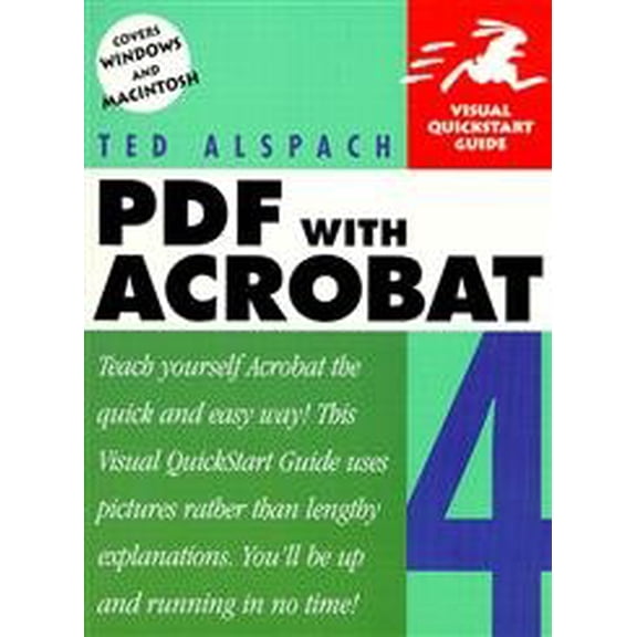 Pre-Owned PDF with Acrobat 4 (Visual QuickStart Guide), 9780201354614, 0201354616, Paperback, First Edition edition