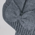 thumbnail image 5 of BXJX Warm Beanie Hats for Women- Fleece Lined Beanie Ski Cap Knit Cuffed Earmuffs Warm Winter Caps Gray Size Free Size, 5 of 9