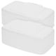 thumbnail image 1 of BRIGHTFUFU 2 piezas de toallitas húmedas de la caja de tejido dispensador soporte de tejido de tejido recargador de la caja de almacenamiento de tejido, 1 of 7