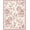 Red, Pattern 2, variant on ODIKA Chinoiserie Toile Wildlife Refined Tone Repeating European Tiger for King Size Bedroom, Master Suite, Under Bed, Foldable Easy Care