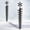 B, variant on Snow Gauge Outdoor,36 Inch Snowfall Measuring Gauge Metal Snowflake Iron Art Snow Gauge,Windproof Snowfall Measuring Gauge Snow Ruler for Yard,Lawn, Garden