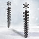 thumbnail image 3 of Muñeco de Nieve Midiendo El Espesor de La Nieve Medidor de Nieve Manualidades de Metal, 3 of 3