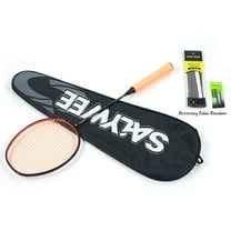 SALYWEE SF Full Carbon Fiber 6U G5 Orange Pro Badminton Racket 28-32LBS, Free Accessories