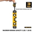 thumbnail image 4 of Attache à Boucle à Cordon DEWALT, Lot de 3, 4 of 8