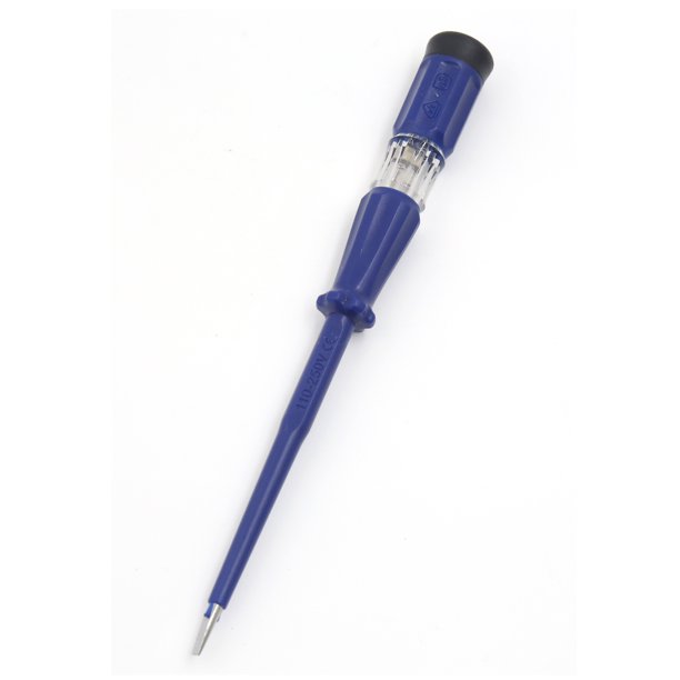 Blue Electrical Test Pen Screwdriver Voltage Tester Power Detector 110v Walmart Com