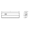 thumbnail image 2 of AFX Led T5L 42-inch ADA Oil-Rubbed Bronze LED Under Cabinet, White Acrylic Shade, 2 of 2