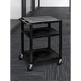 thumbnail image 4 of Carrito utilitario de almacenamiento multiusos con ruedas Offex, negro, 34 cm, 4 of 5
