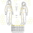 thumbnail image 6 of Honey Keeper Professional Cotton Full Body Beekeeping Suit with Self Supporting Veil Hood - XXLarge, 6 of 7