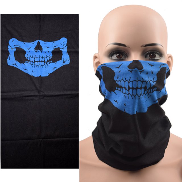 Pañuelo mágico para la cabeza con variedad de estilos para deportes al aire libre, equitación, máscara de calavera para la cabeza, baile callejero, hip hop, payaso, protector solar, pañuelo sin